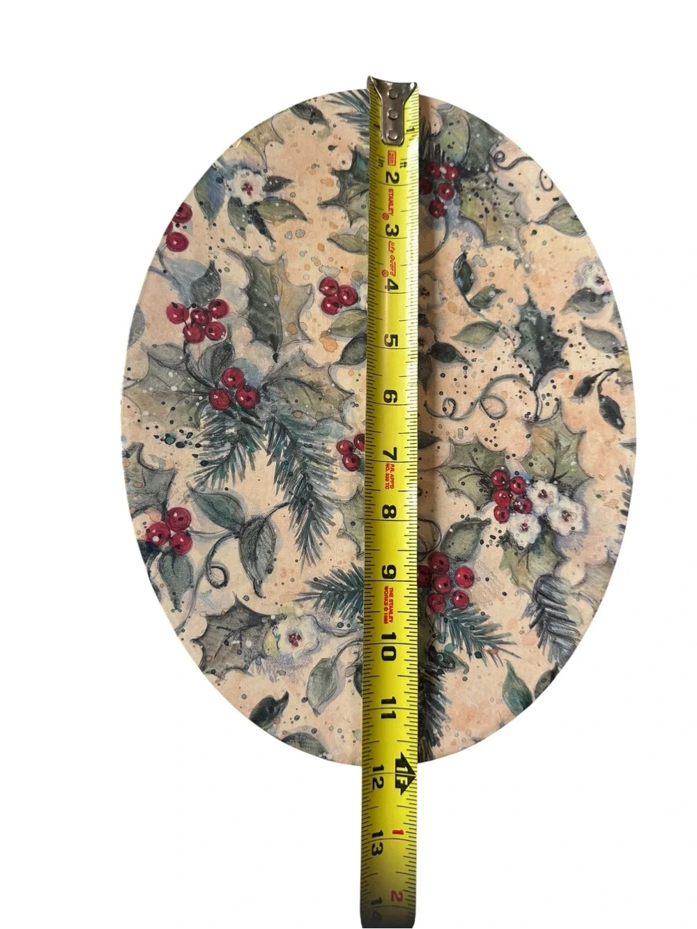 Susan Winget Holiday Bounty Christmas Oval Storage Box